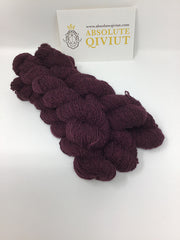 100% Qiviut-2ply-Bordeaux